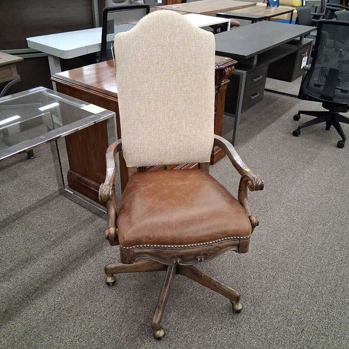 Hooker Desk w/ Leather & Fabric Chair