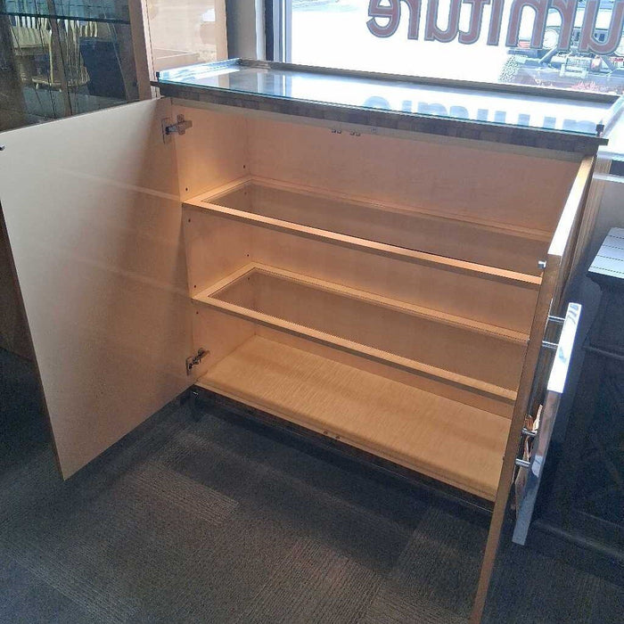 Theodore Alexander Floral Bar Cabinet
