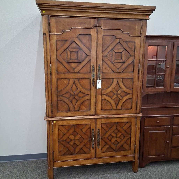 Century Wooden 2 pc Armoir