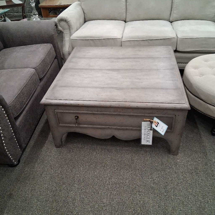 Hooker Lrg Gray Coffee Table w/ Dwr