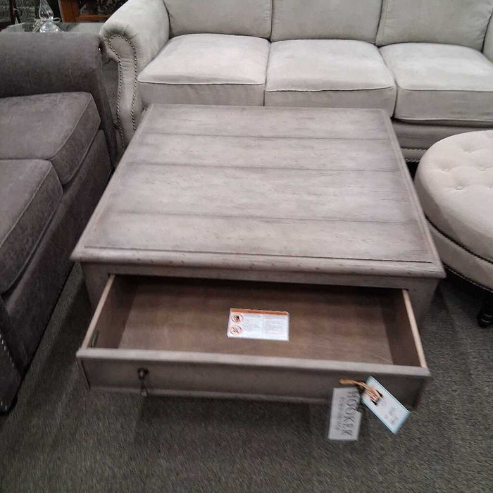 Hooker Lrg Gray Coffee Table w/ Dwr