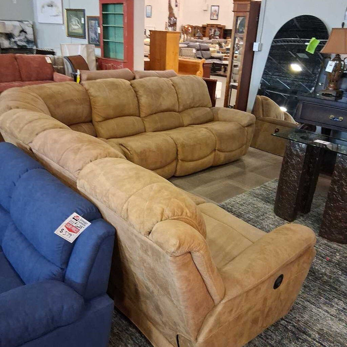Tan LaZboy Rec Sectional