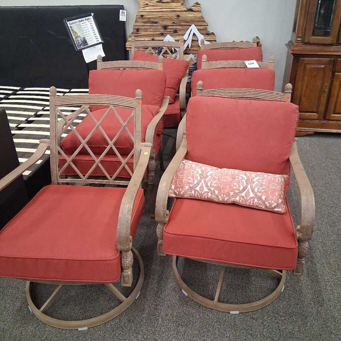 Set of 6 Hampton Bay Patio Chairs