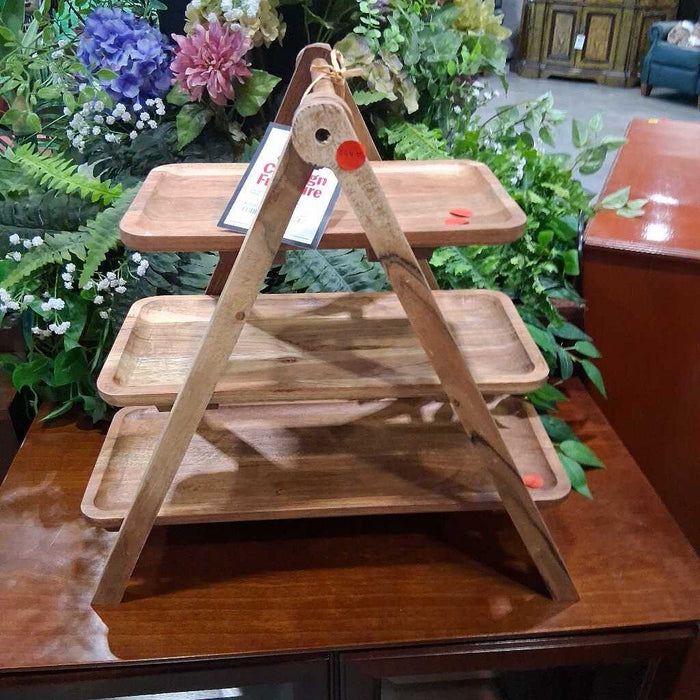 3 Tier Wooden Decor