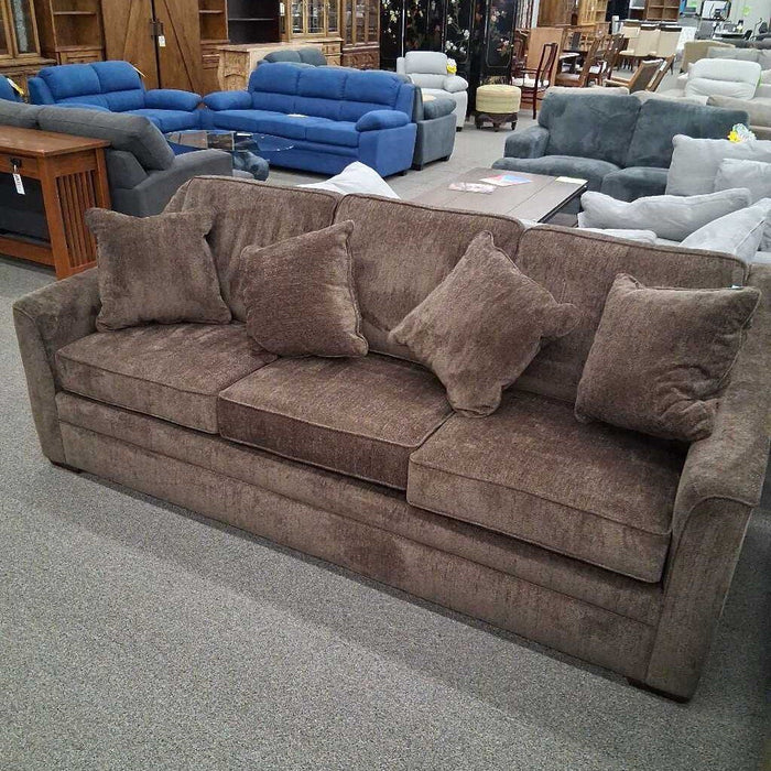 England Brown Fabric Sofa