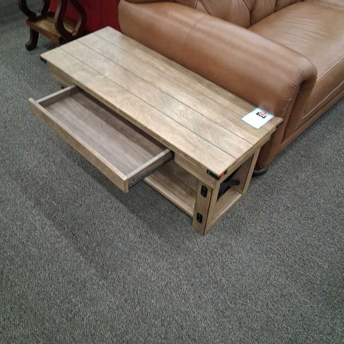 Small Brown Entry Bench