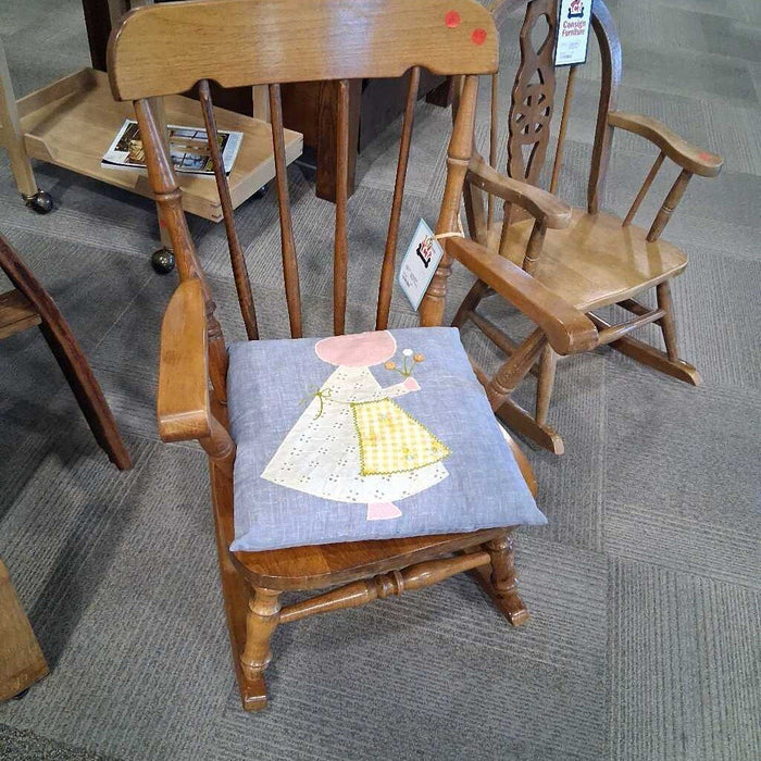 Kids Maple Rocker w/ Pillow