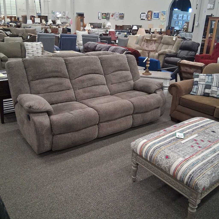 Ashley Brown Fabric Reclining Sofa