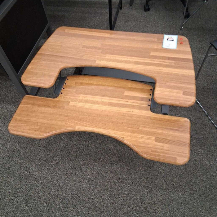 Veridesk Wood Print Table Top Adj Desk