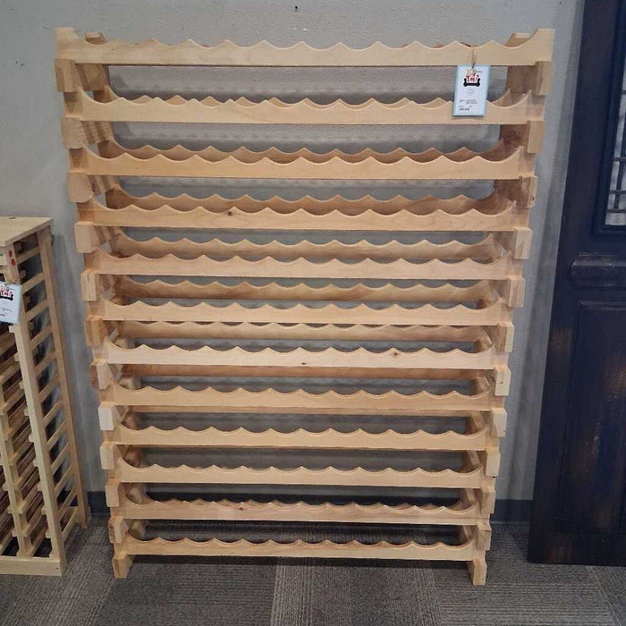 Large Wood 144 Bottle Wine Rack