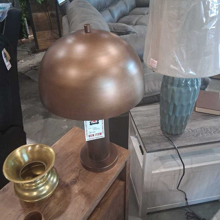 A L208434 Wendfield Metal Table Lamp Copper Finish