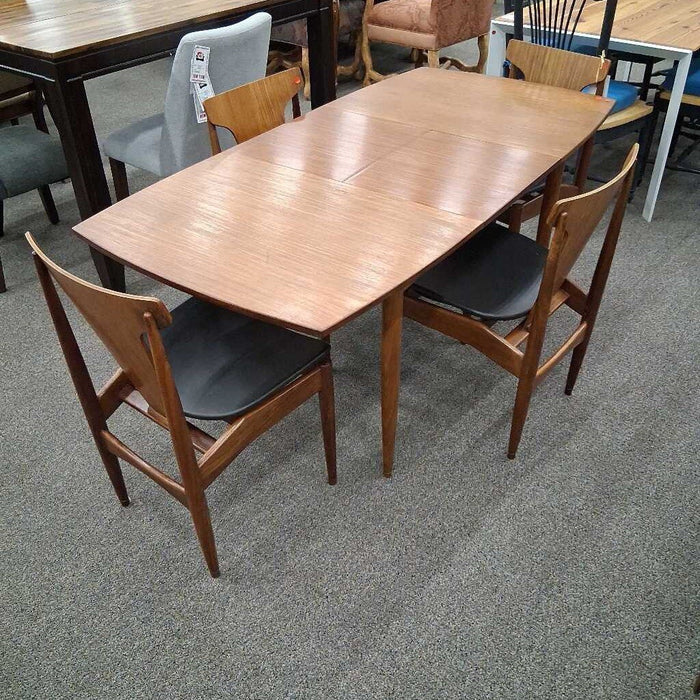 White & Newton MCM Dining Set 4Ch 1L