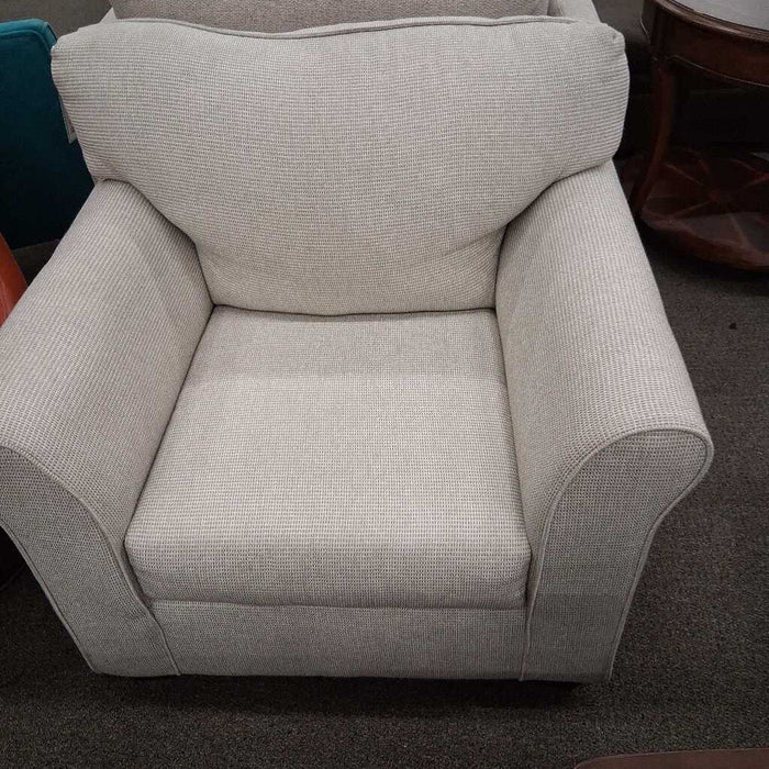 Oversized Gray Accent Chair