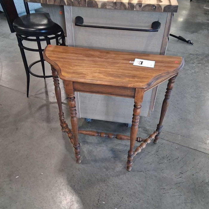 Small Wood Entry Table
