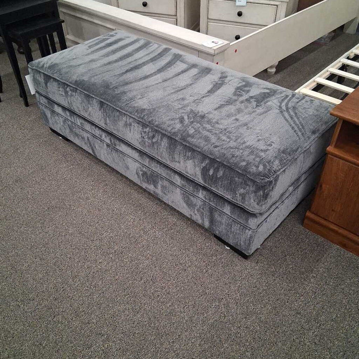 Gray Large Ottoman