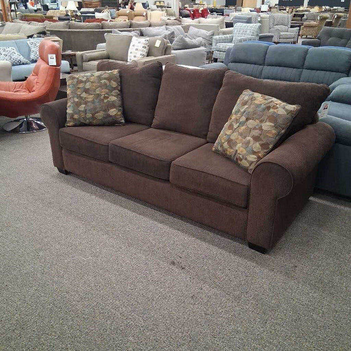 Brown Fabric Sofa
