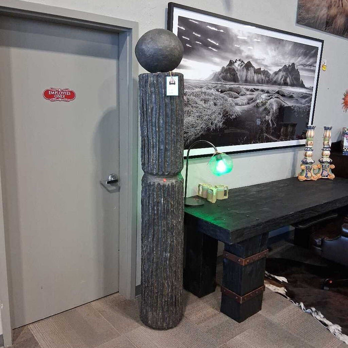 Large Gray Modern Totem