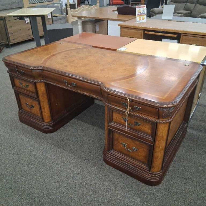 Large Wood Execitive Desk