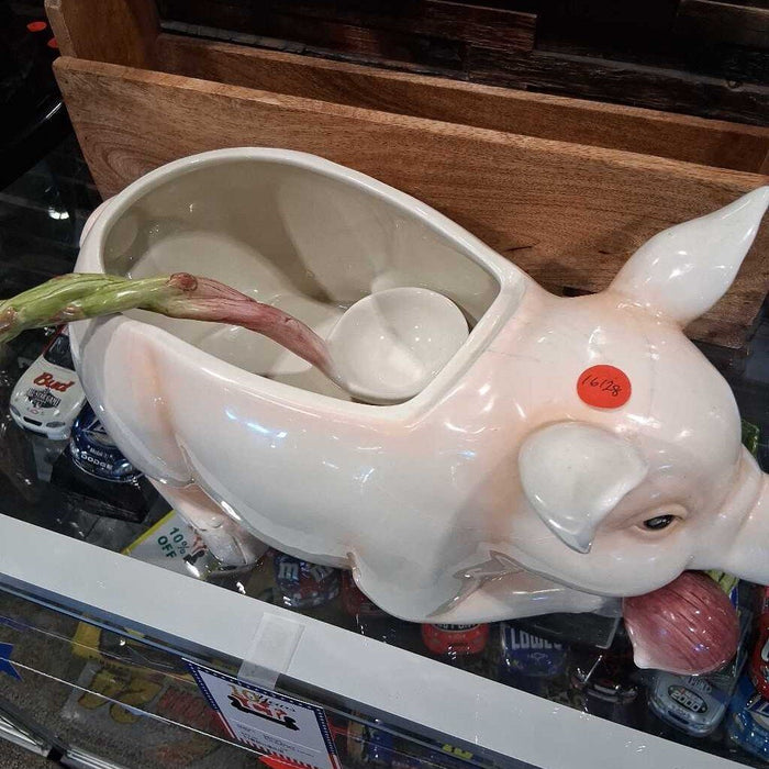 Fitz & Floyd Ceramic Pig Tureen