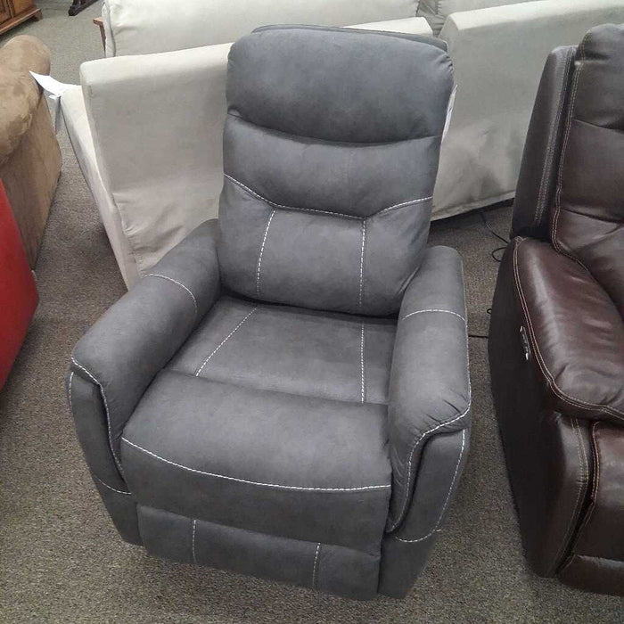 Gray Swivel Rocker Recliner