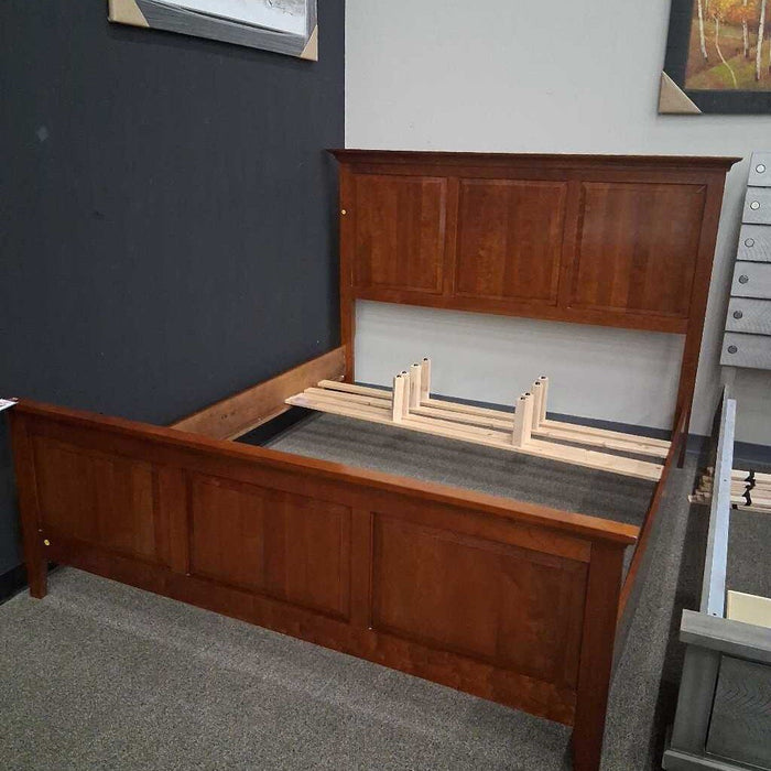 E.K Cherry Wood Bed Frame