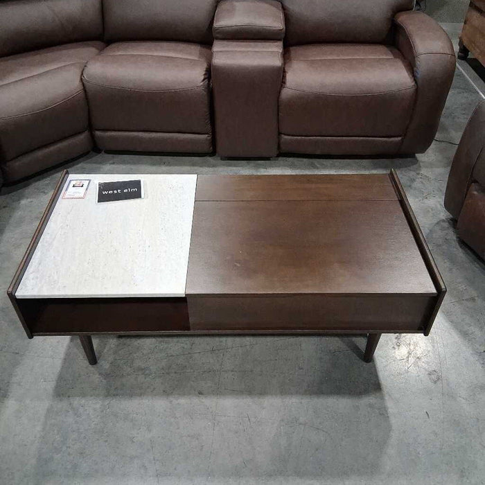 West Elm Lift Top Wood & Mable Coffee Tbl