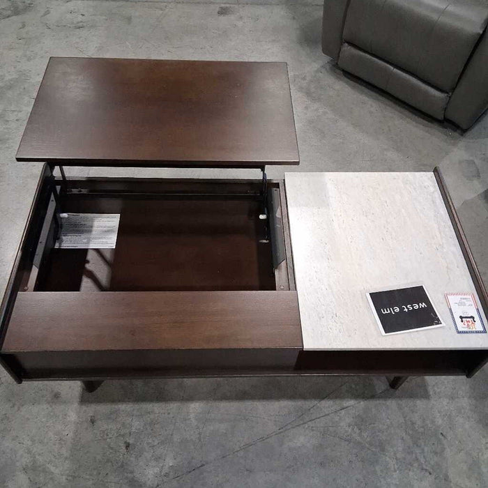 West Elm Lift Top Wood & Mable Coffee Tbl