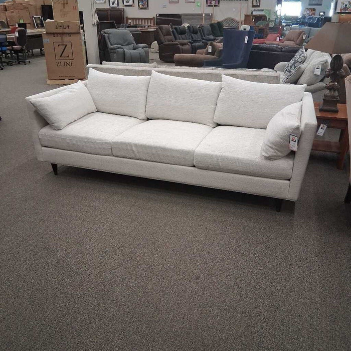 Jonathan Louis White Fabric Sofa