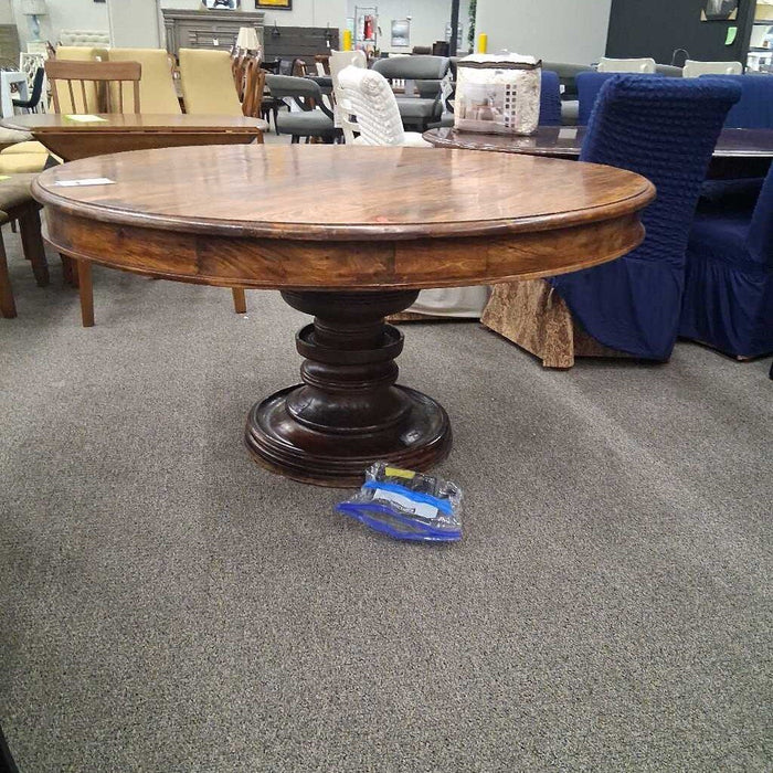 Vintage Round Top Table (Has Scratches)