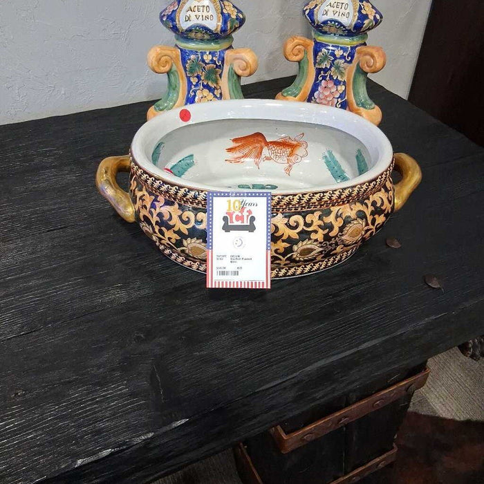 Coi Fish Painted Bowl