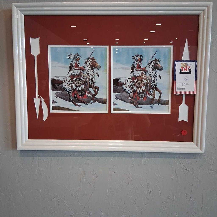 Bev Doolittle Print w/ White Frame