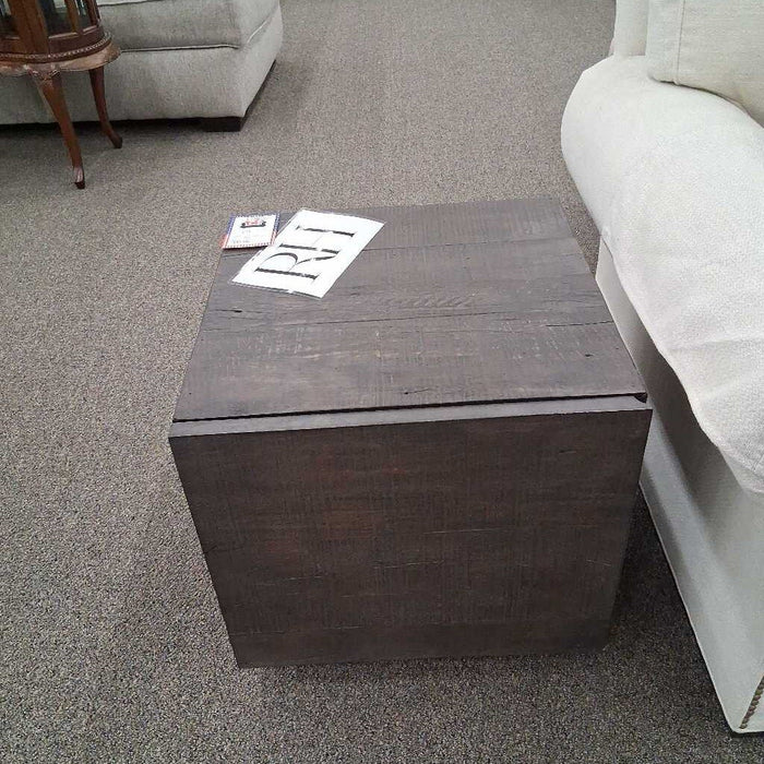 Restoration Hardware Gray End Table