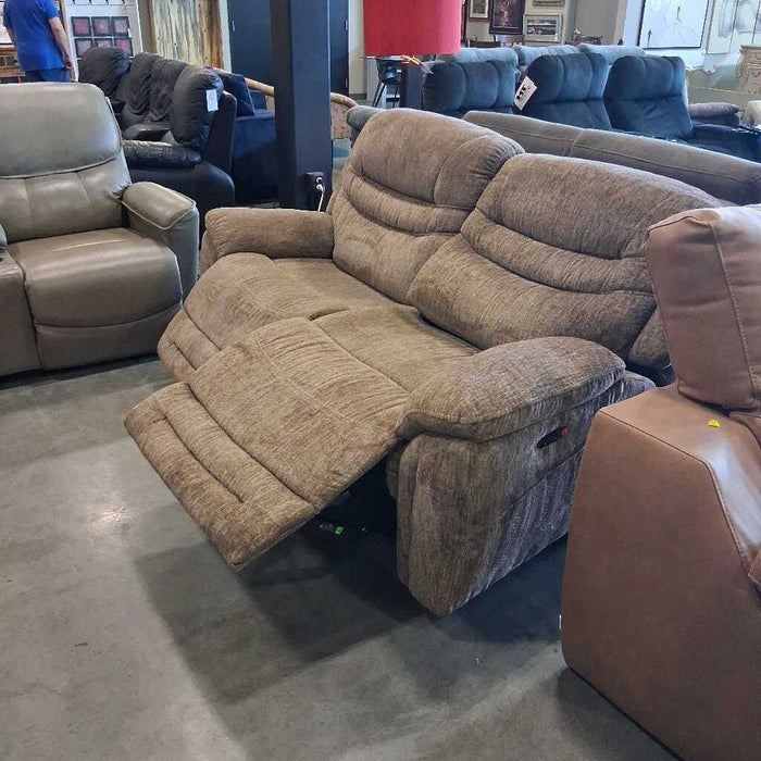 Jason Furniture Brown Power Loveseat