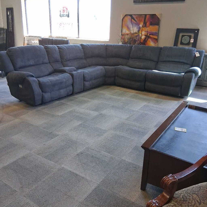 Gray 6 Pc Power Reclining Sectional