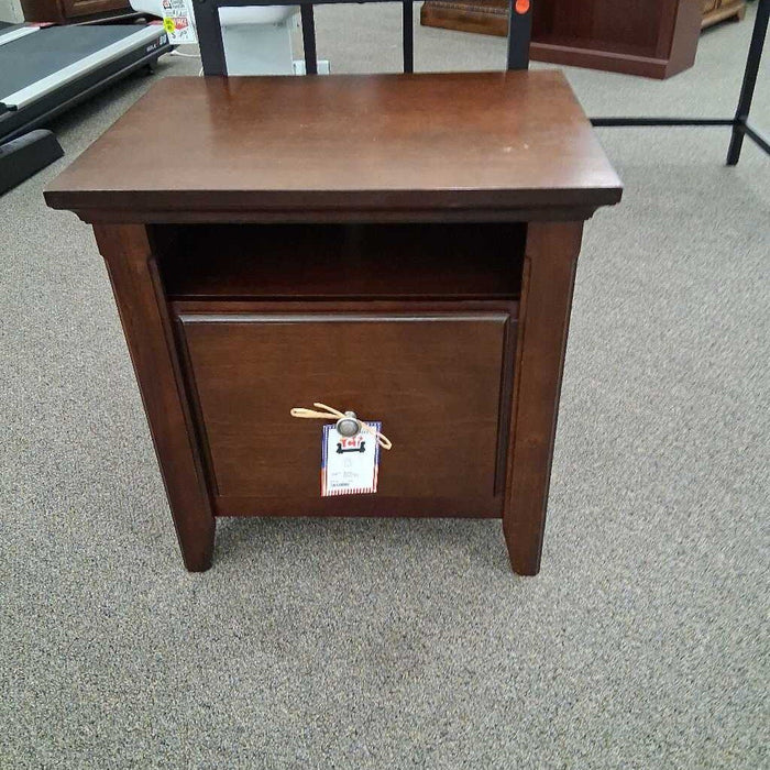 Cherry Printer Stand w/ Dwr