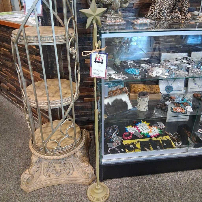 Metal Cane Holder w/ Star