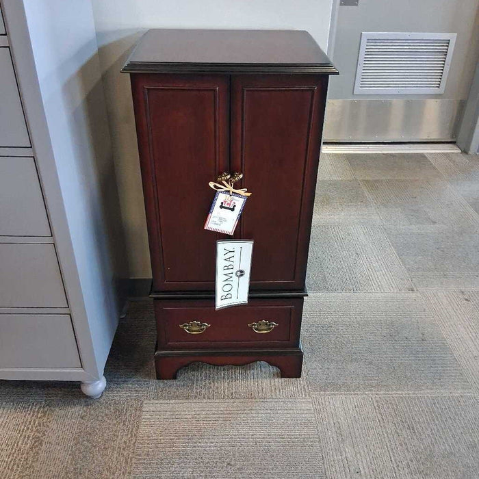 Bombay Dark Wood Jewelry Cabinet
