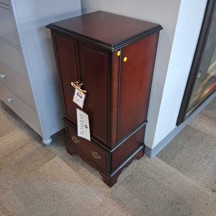 Bombay Dark Wood Jewelry Cabinet