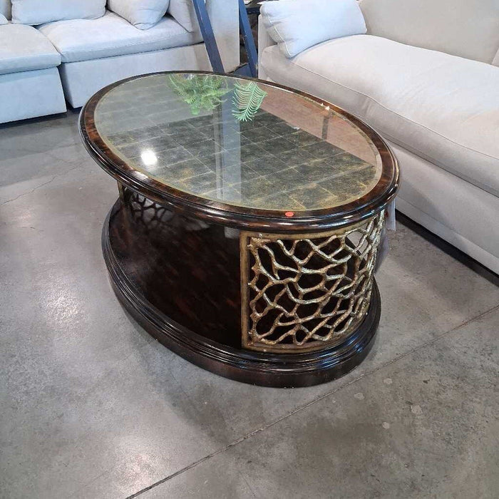 John Richard Mirror Top Coffee Table
