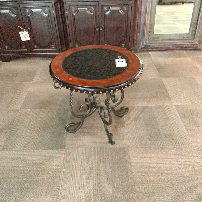 Steve Silver Wood & MetalEnd Table
