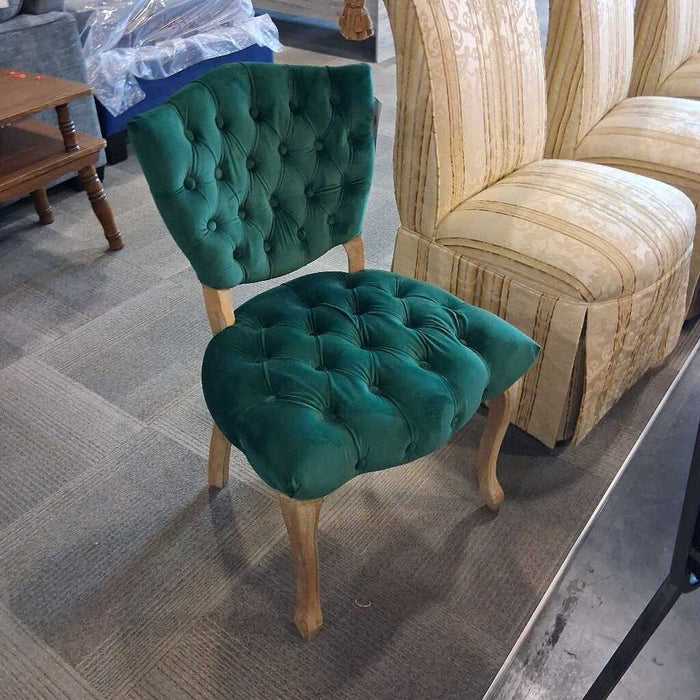 Green Velvet Accent Chair