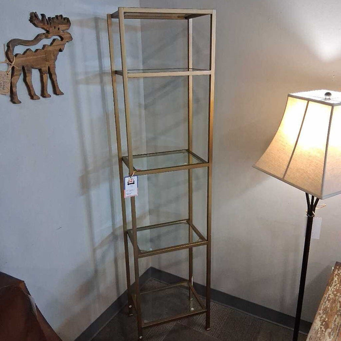 Tall Gold Frame Shelf