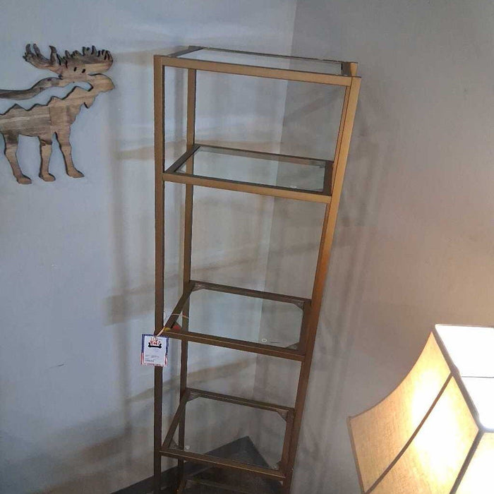 Tall Gold Frame Shelf