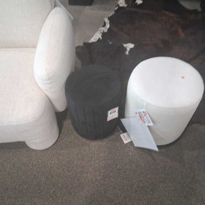 Small Black Ottoman