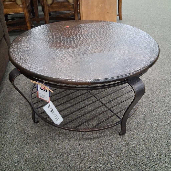 Bernhardt Hammered Copper Coffee Table