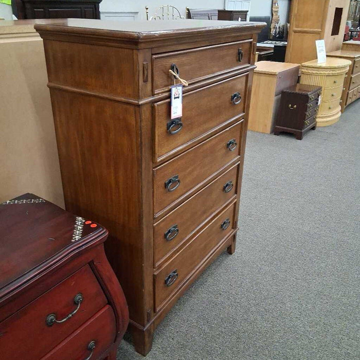 Wood 5 Dwr Dresser