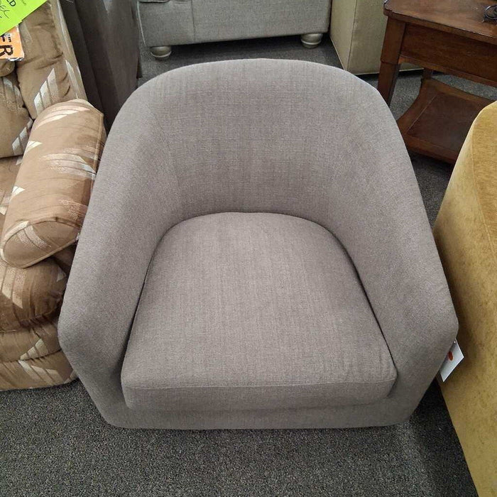 Jason Furniture Gray Swivel Chair