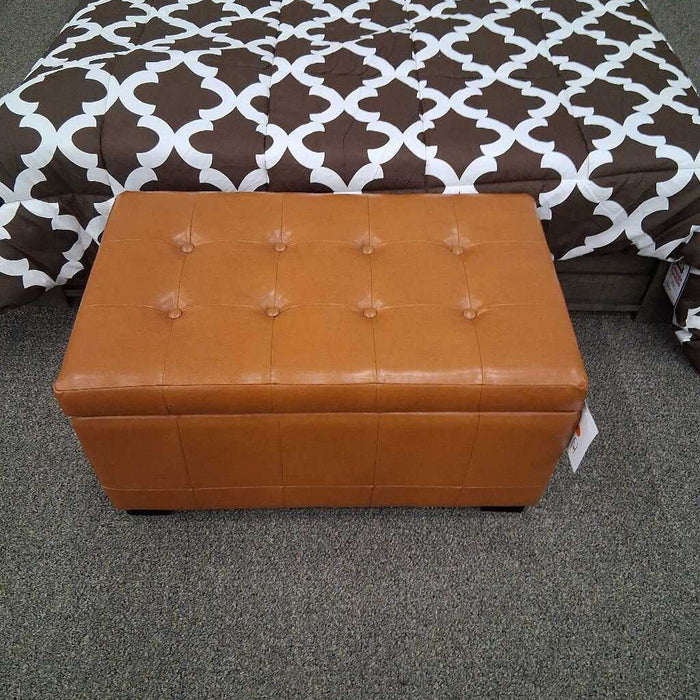 Safavieh Brown Tufted Storage Ottoman
