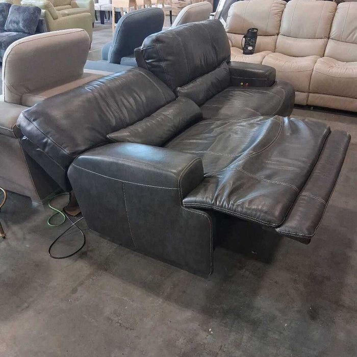 Gray Power Reclining Sofa