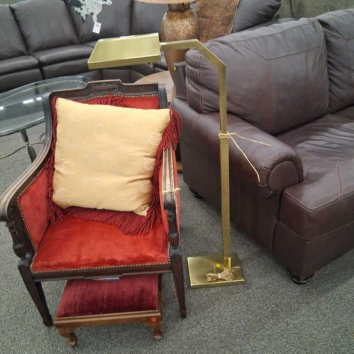 Chapman Style Brass Floor Lamp